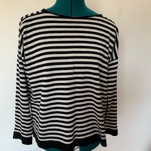 Eileen Fisher cashmere striped top